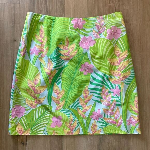 Lilly Pulitzer Botanical Garden Pencil Straight Style Skirt Women’s Size 6 - Picture 1 of 5